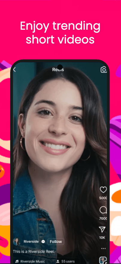 Social photos app screenshot 1