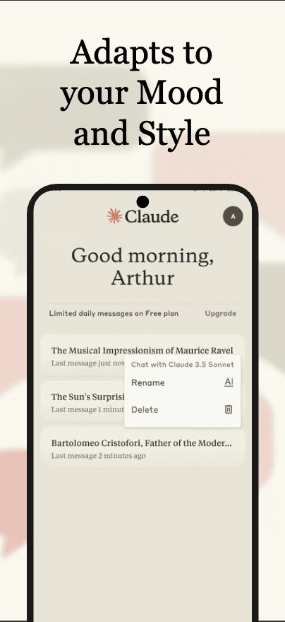 AI chat app screenshot 3