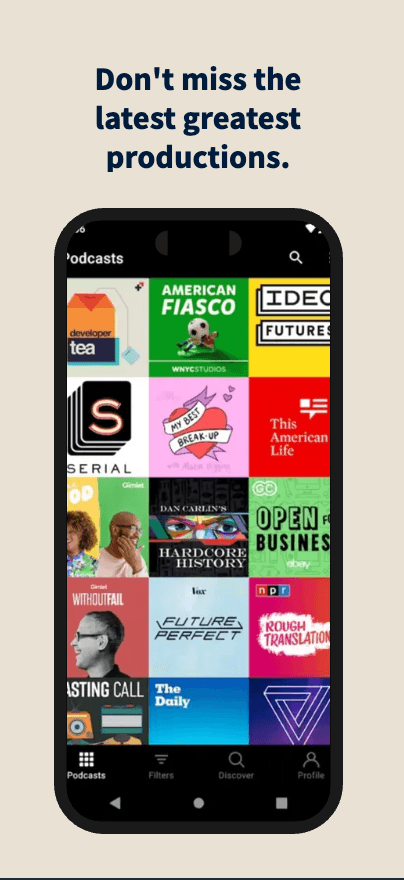Podcasts app screenshot 3