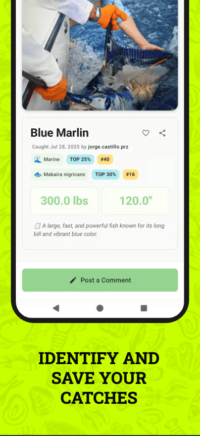 Fishing app screenshot 2