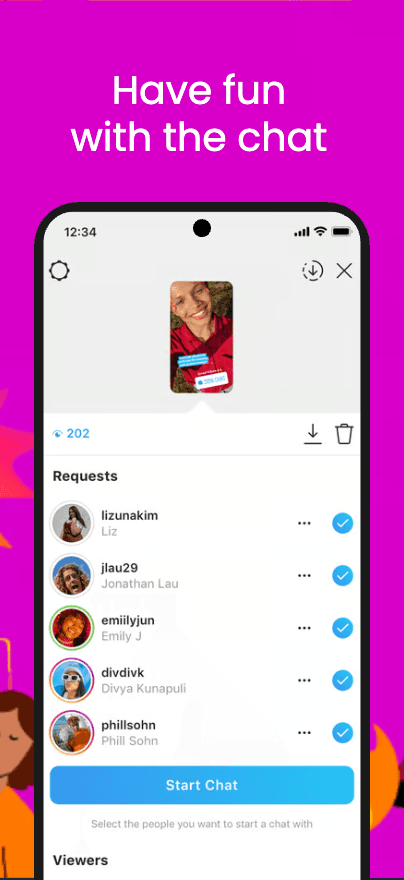 Social photos app screenshot 4